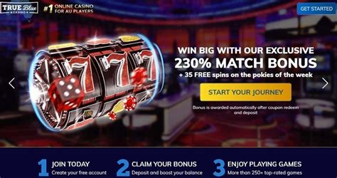 true blue casino sign up.